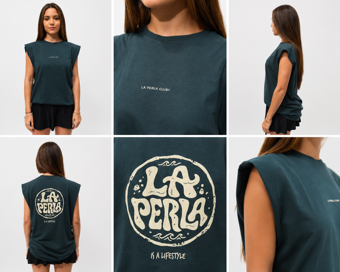 La Perla Is A Lifestyle Muscle Tee Mujer