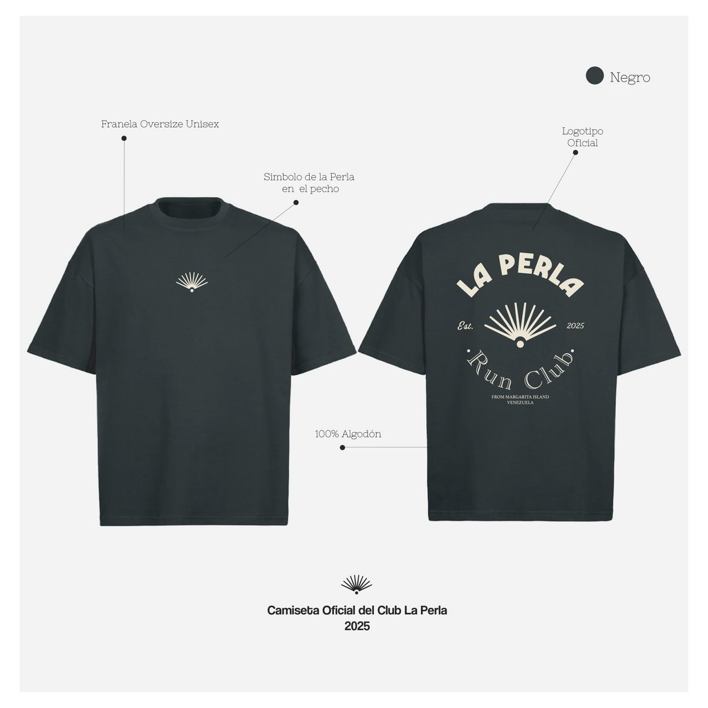 Camisa Oficial La Perla Run Club 2025
