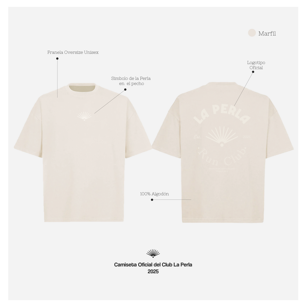 Camisa Oficial La Perla Run Club 2025