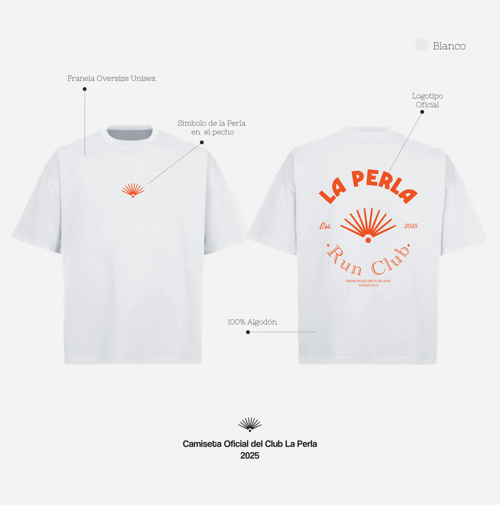 Camisa Oficial La Perla Run Club 2025