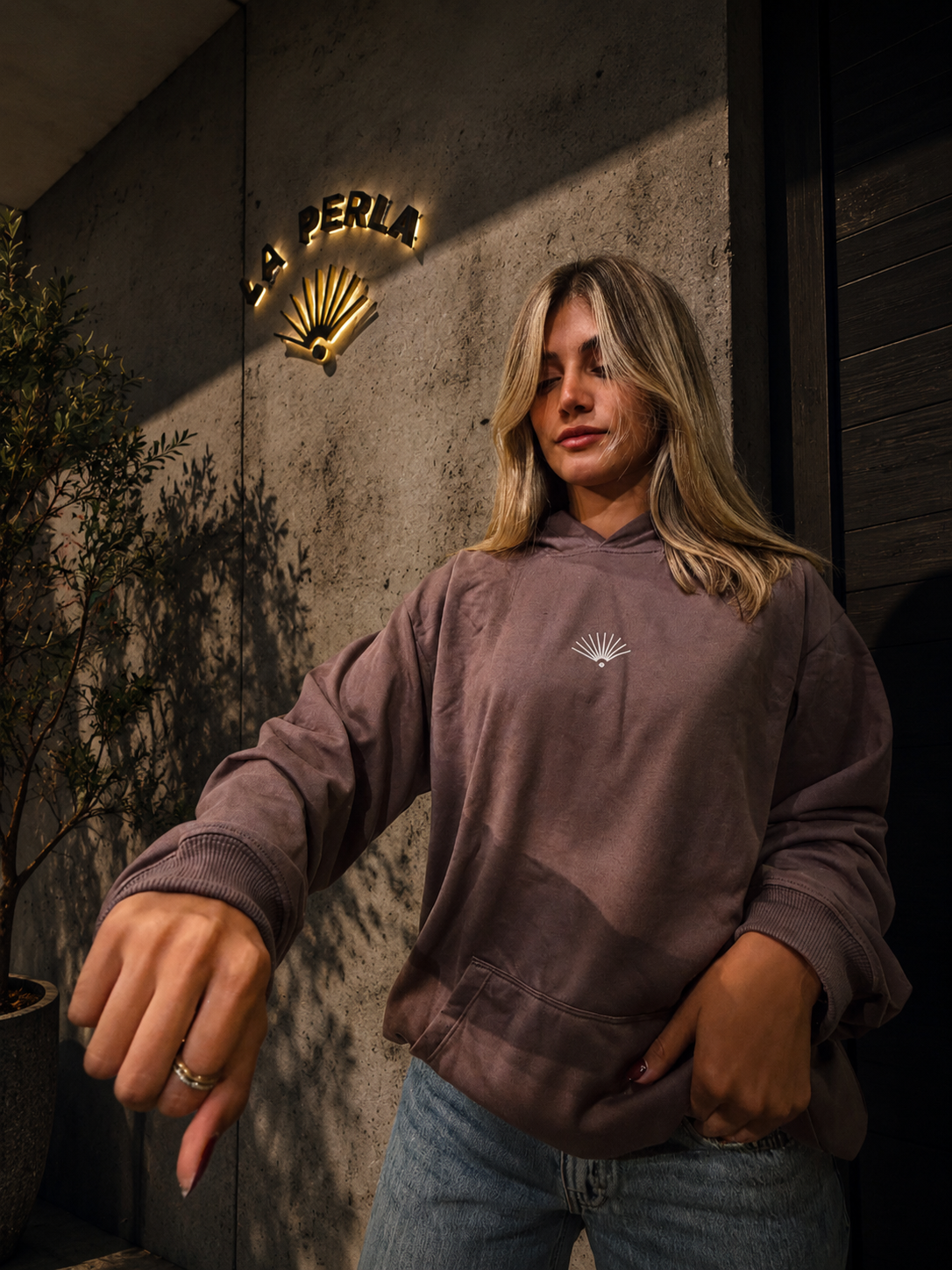 Hoodie Unisex Clasico La Perla