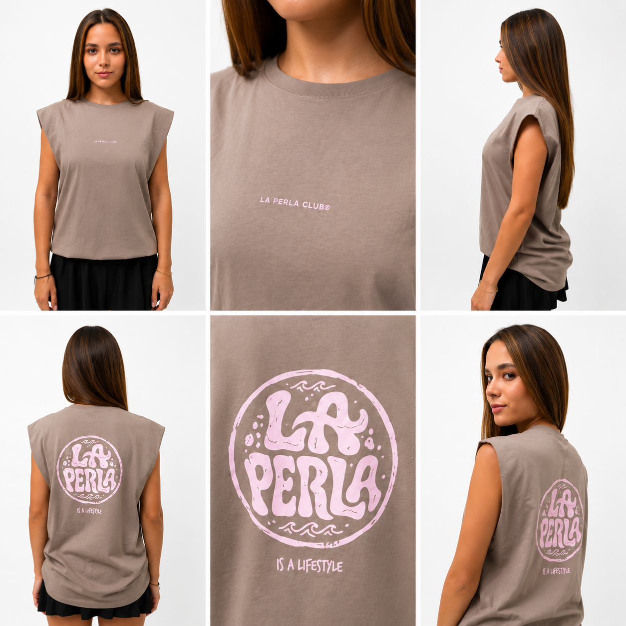 La Perla Is A Lifestyle Muscle Tee Mujer