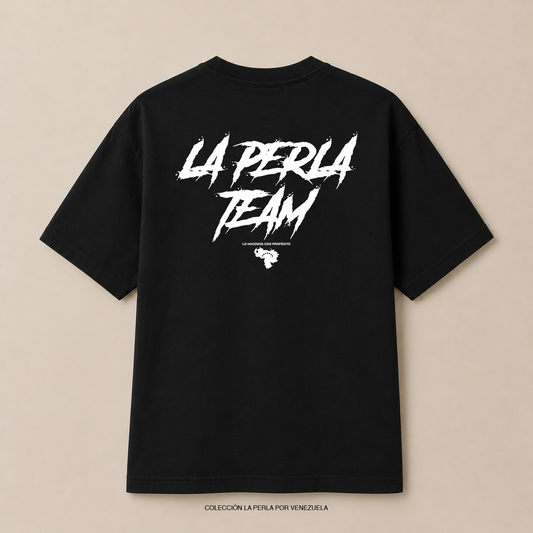 La Perla Team Lo hacemos con Proposito Unisex Oversized Tee